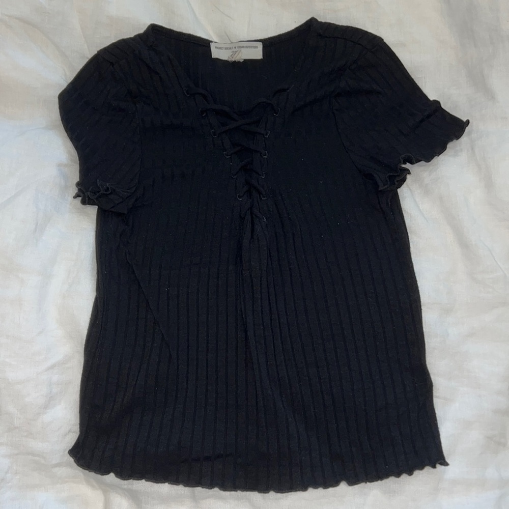 Black Urban Outfitters Tee in Medium